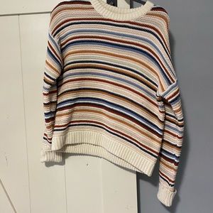 525 America Striped Sweater Size S